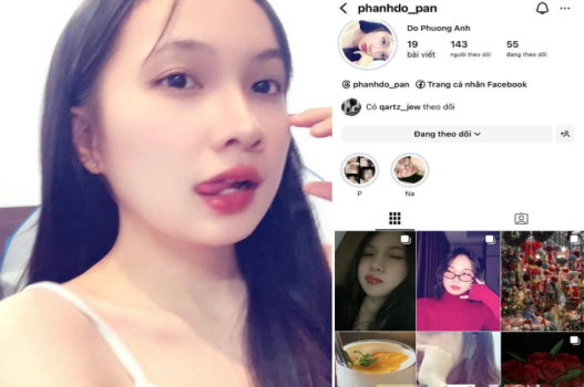 Em sinh viên Hoàng Khánh Ngân bím không lông